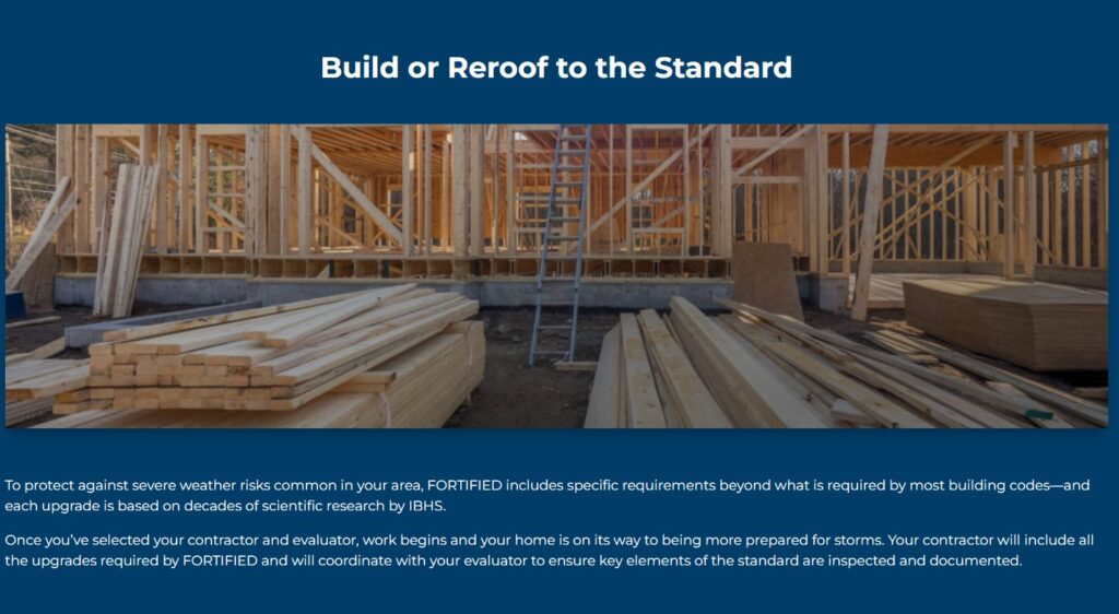 Build or Reroof to the Standard by IBHS